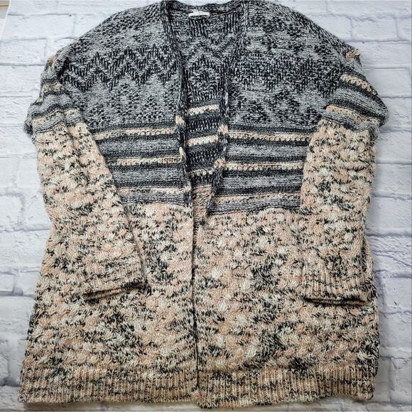 Maurices Long Marled Open Front Cardigan size XL - Picture 2 of 14